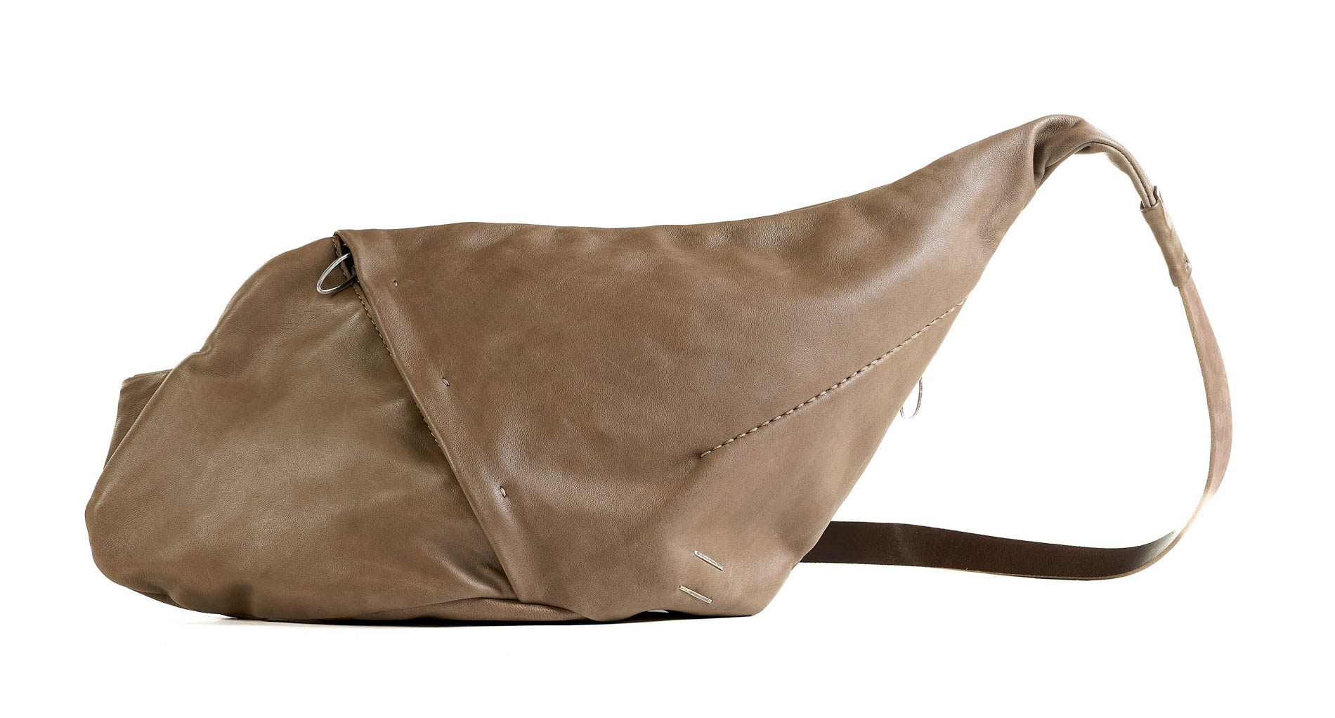 daniele basta leather and silver bags - FRONT